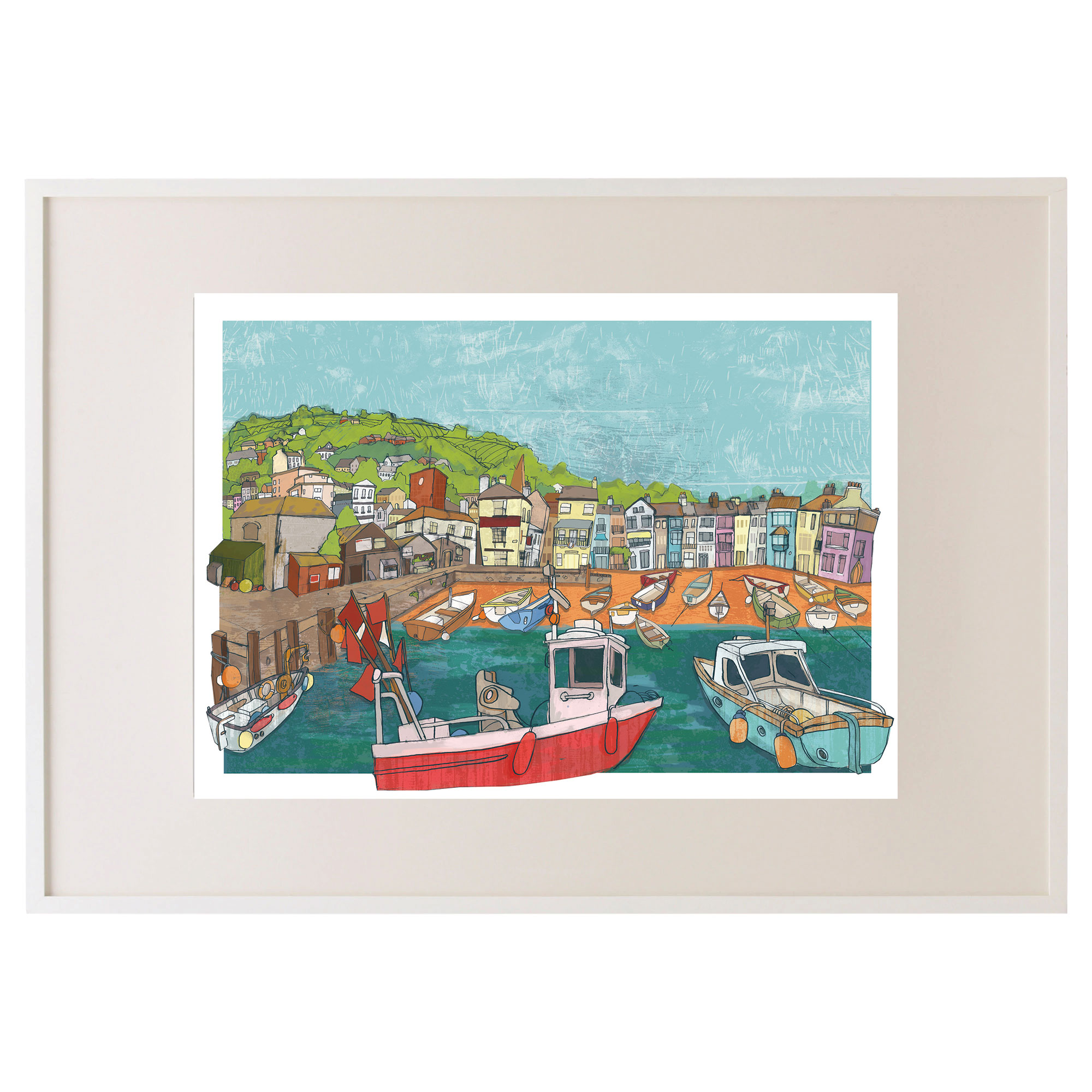 Teignmouth Back Beach | Limited Edition Print